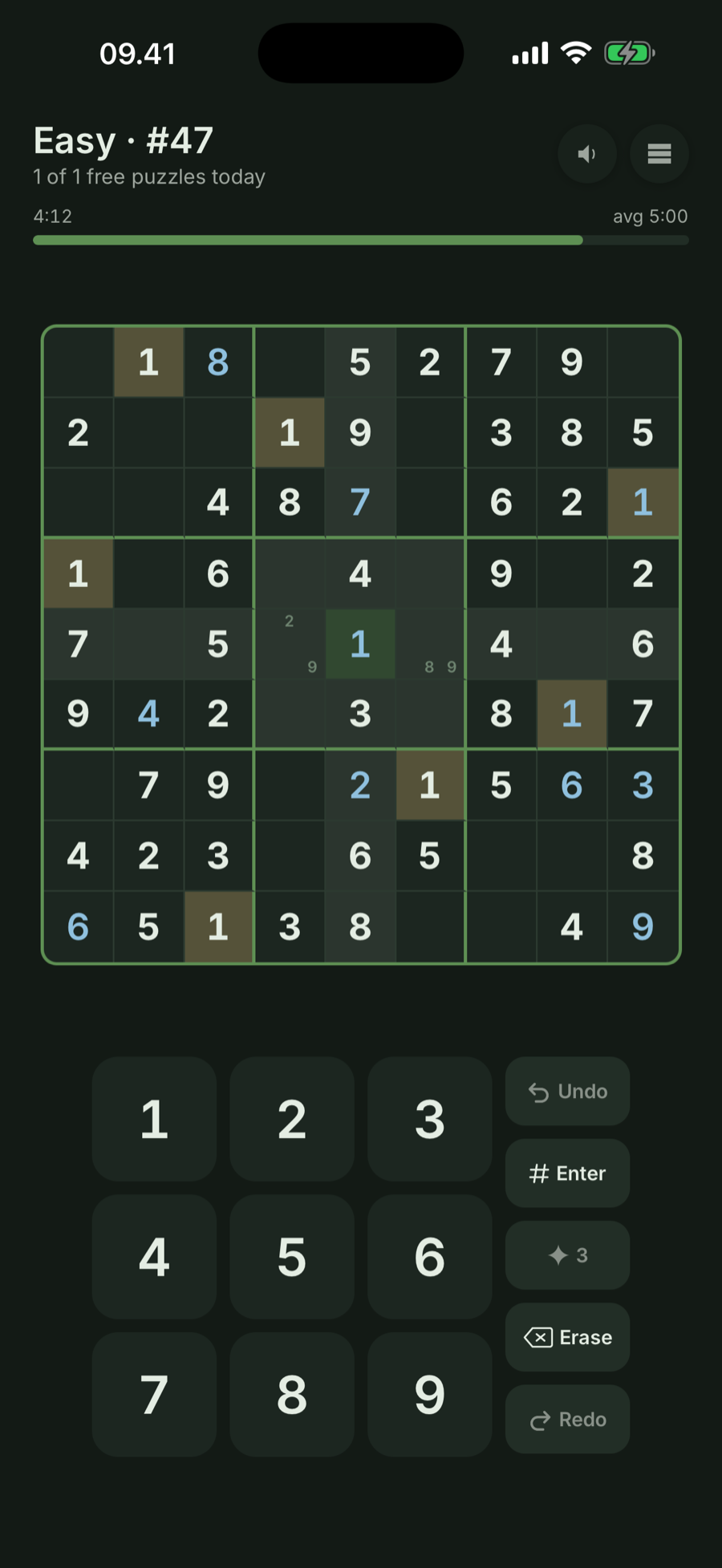 The same board in Forest after dark
